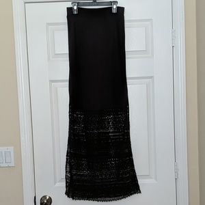 Jessica Simpson Crocheted Maxi Skirt